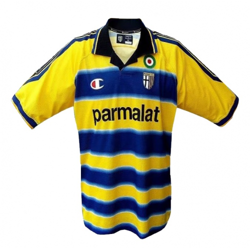 99-00 Parma Retro Home Kit Soccer Jersey